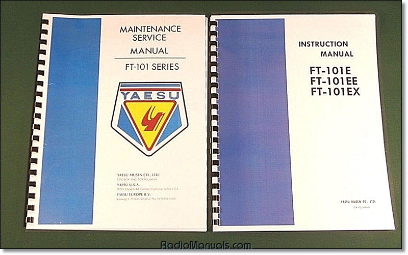 Yaesu FT-101E Service and Instruction Manuals - Click Image to Close